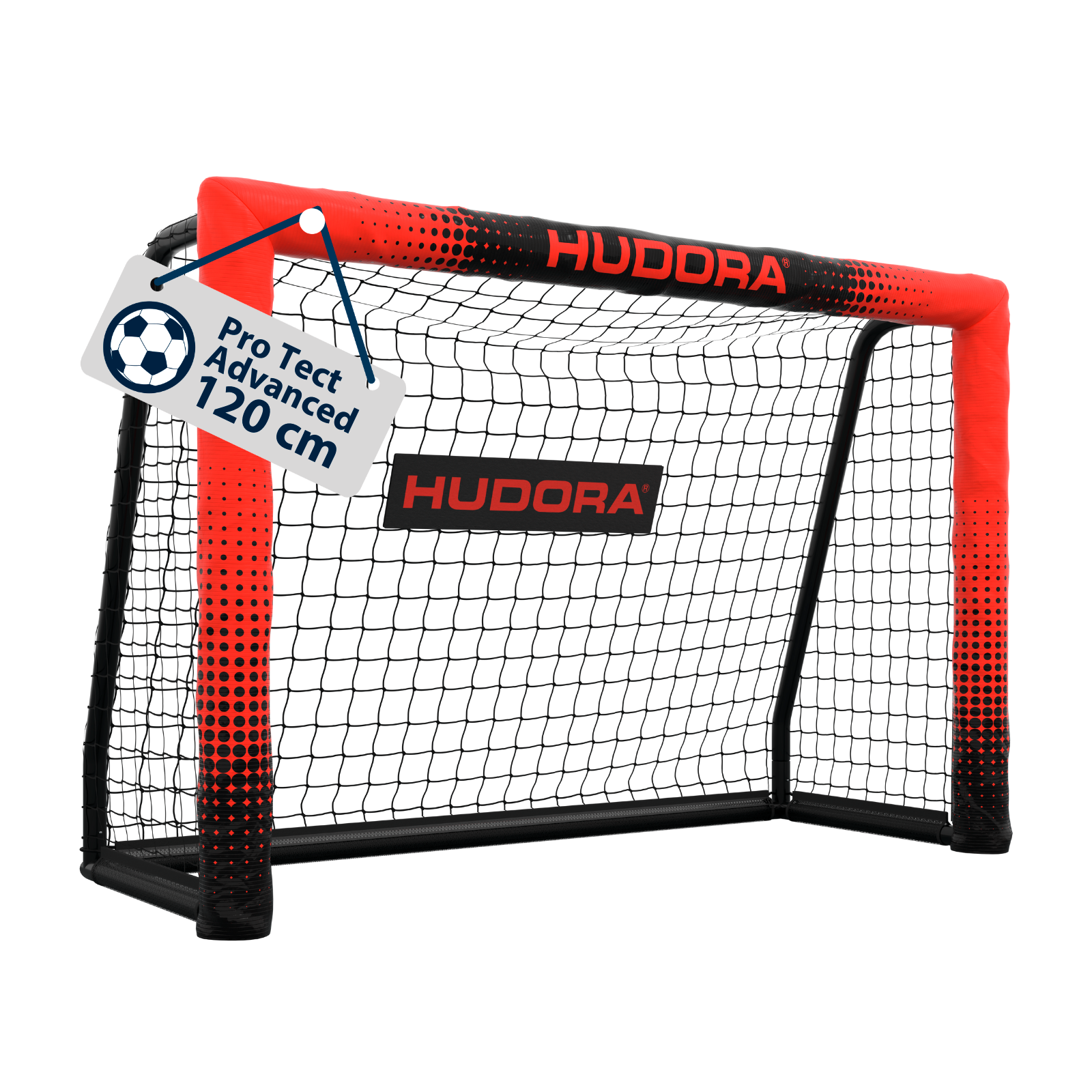 HUDORA Fußballtor Pro Tect 120 Advanced Red