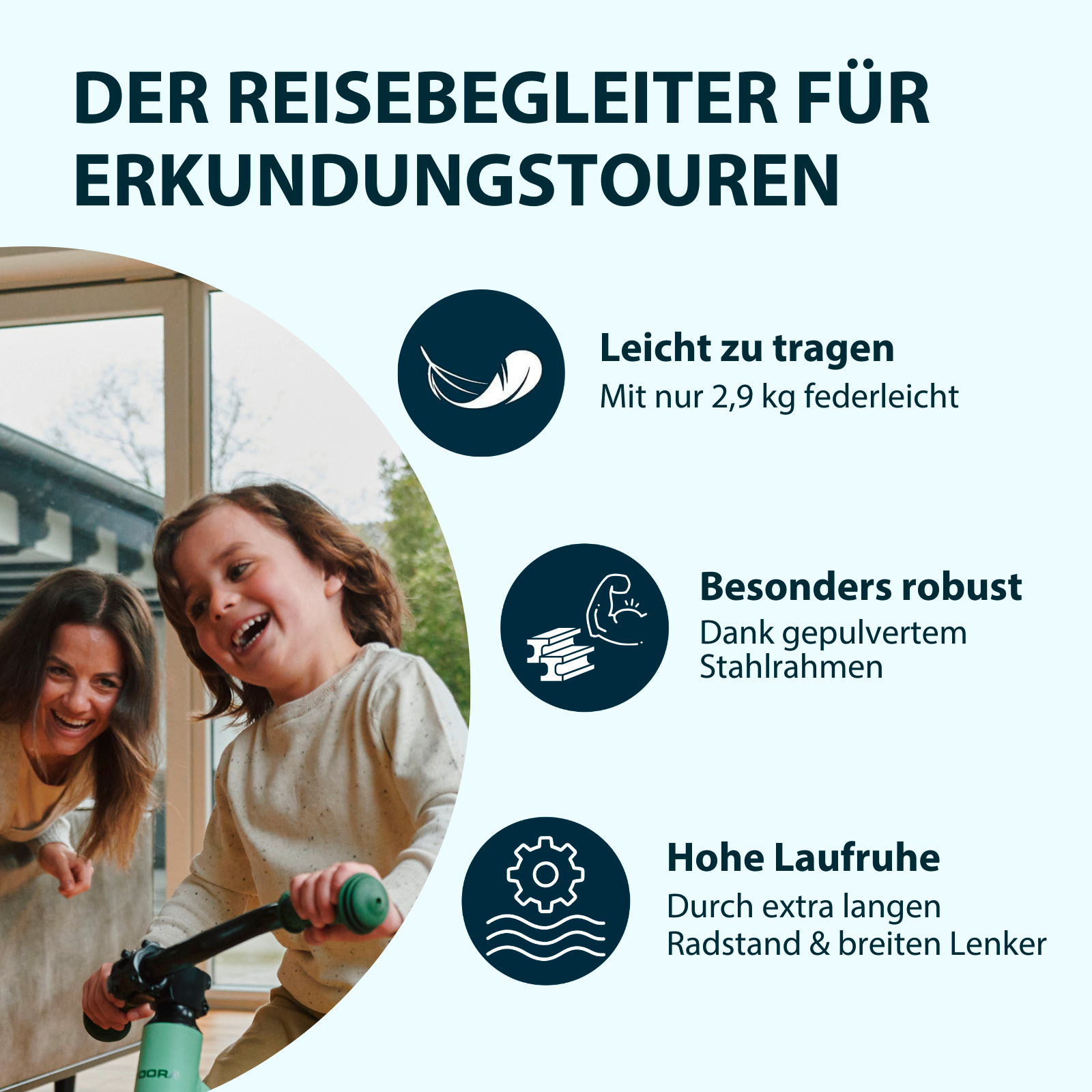 Laufrad Up 10“, cyan, Bild 4 von 6