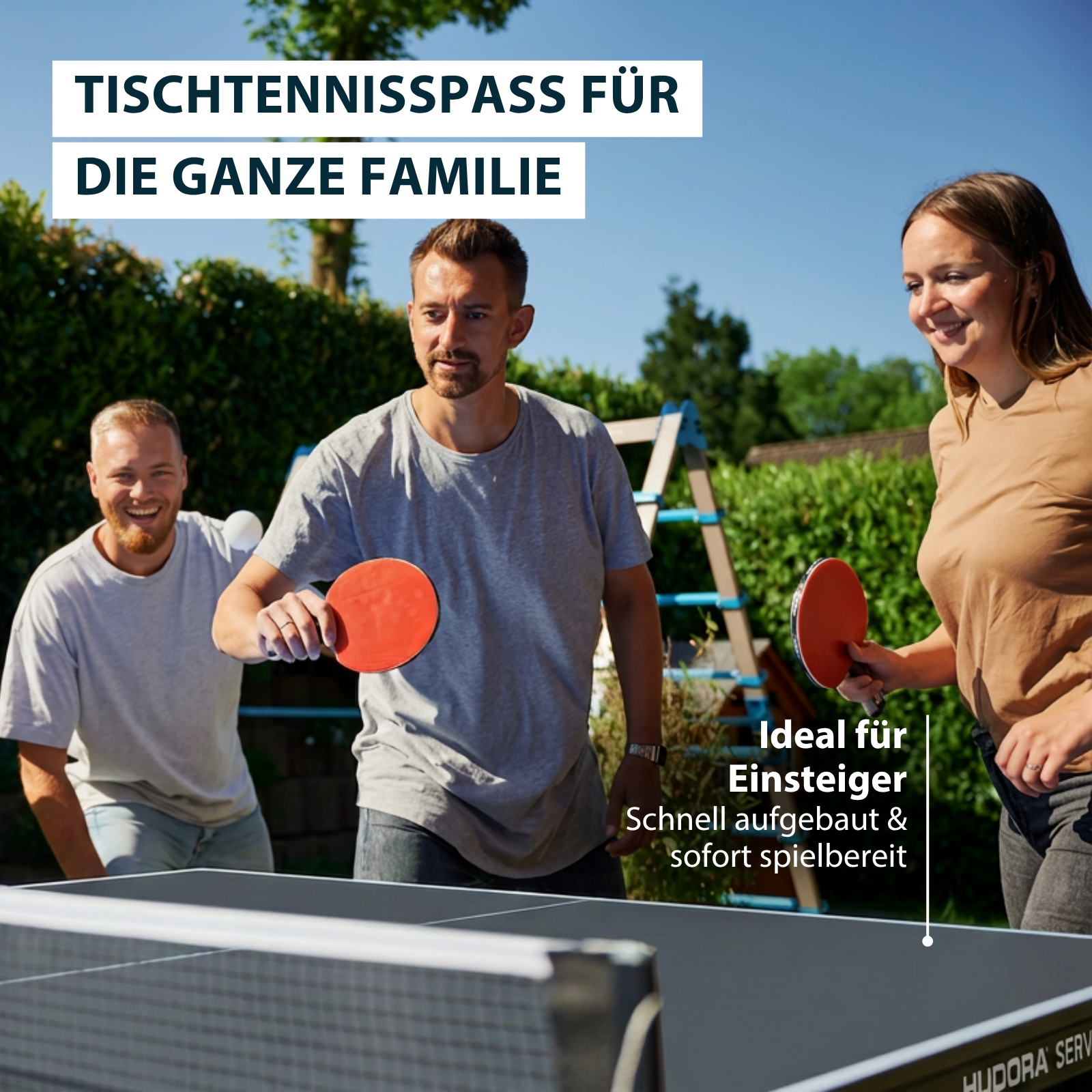 HUDORA Tischtennisplatte Serve shadow, Bild 6 von 7