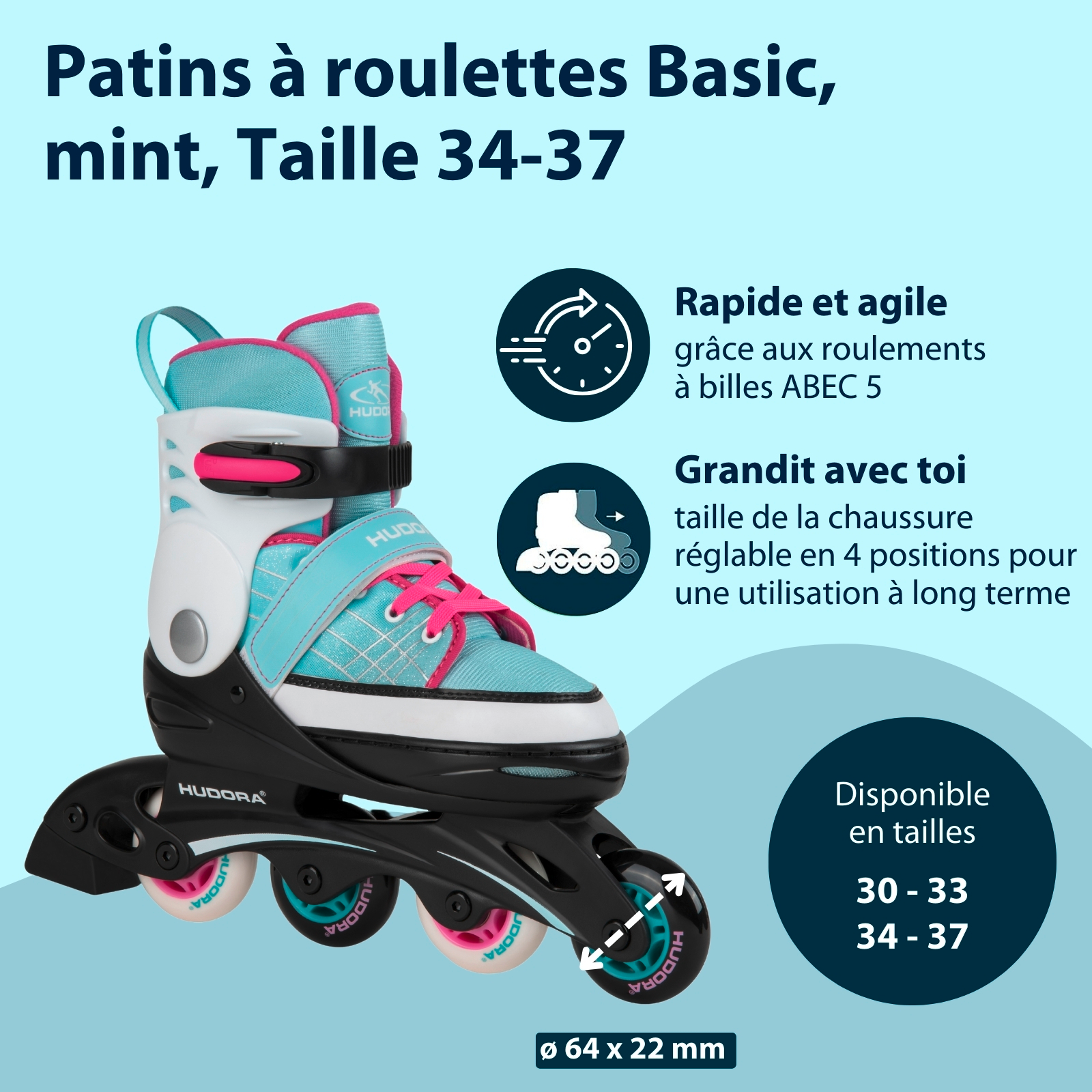 Patins à roulettes en ligne Basic, image 2 from 7