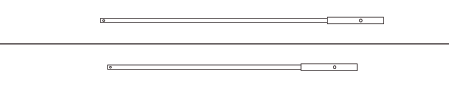 1 Set Metallbänder für 4Square Trampolin 215 x 305 cm