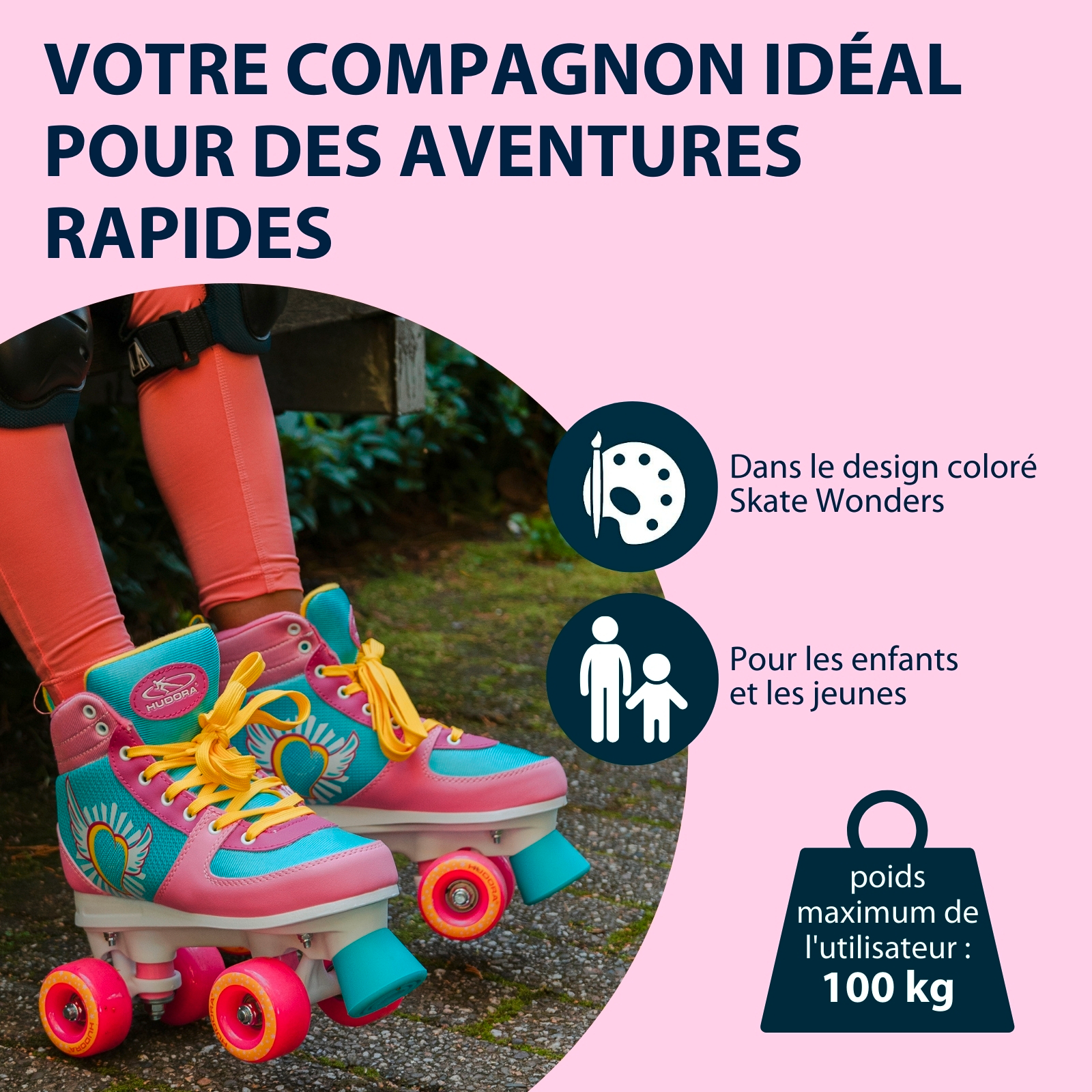Patin à roulettes Skate Wonders, image 6 from 7
