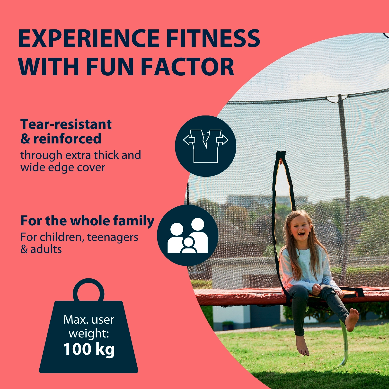 HUDORA trampoline Fantastic 400V, image 6 from 7