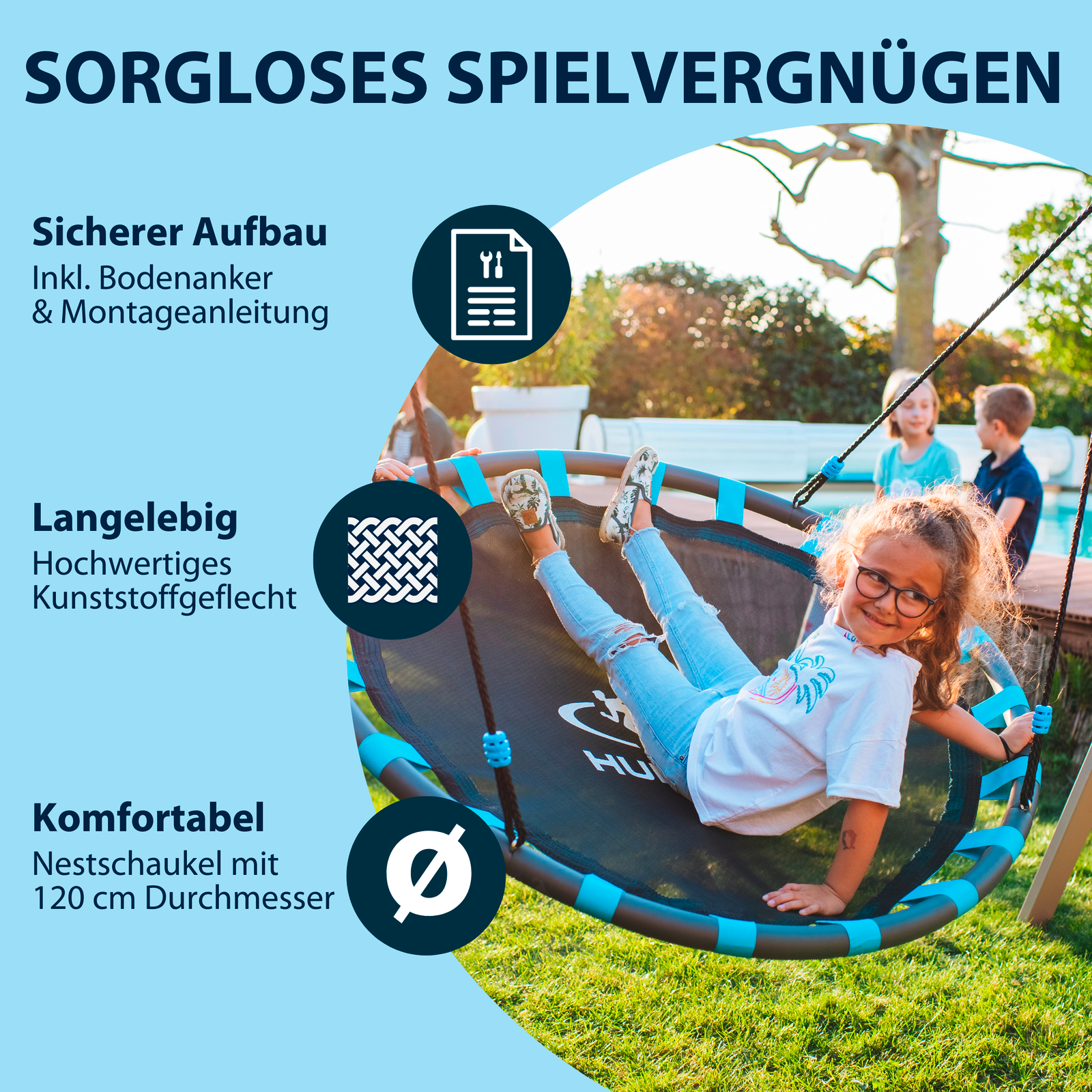 HUDORA Schaukelgestell Vario Nestschaukel, Bild 4 von 7