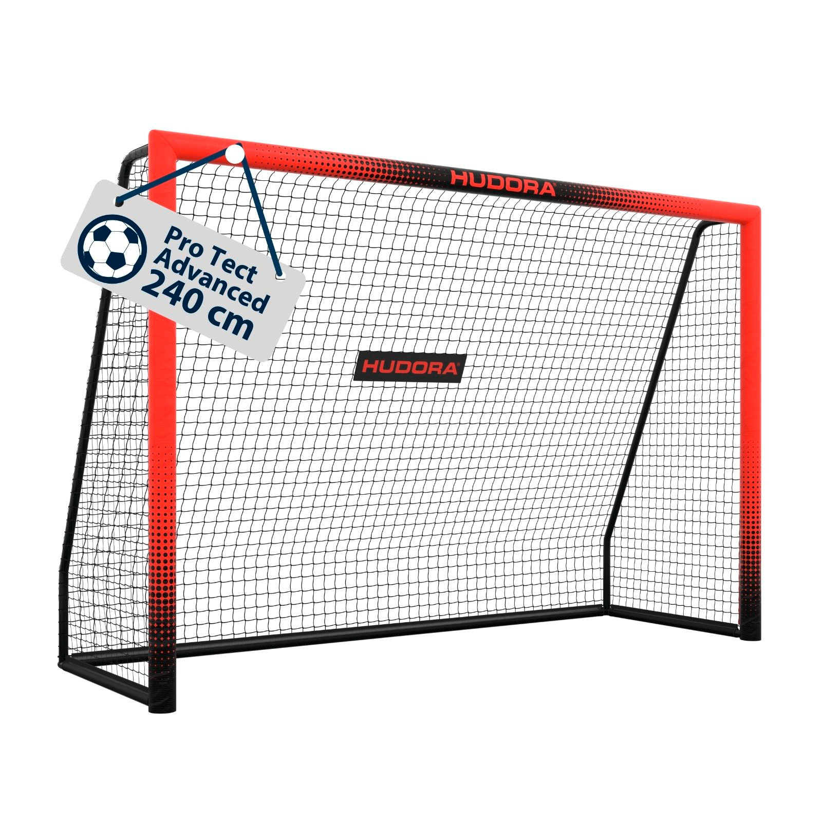 HUDORA football goal Pro Tect 240 Advanced Red, image 1 from 7